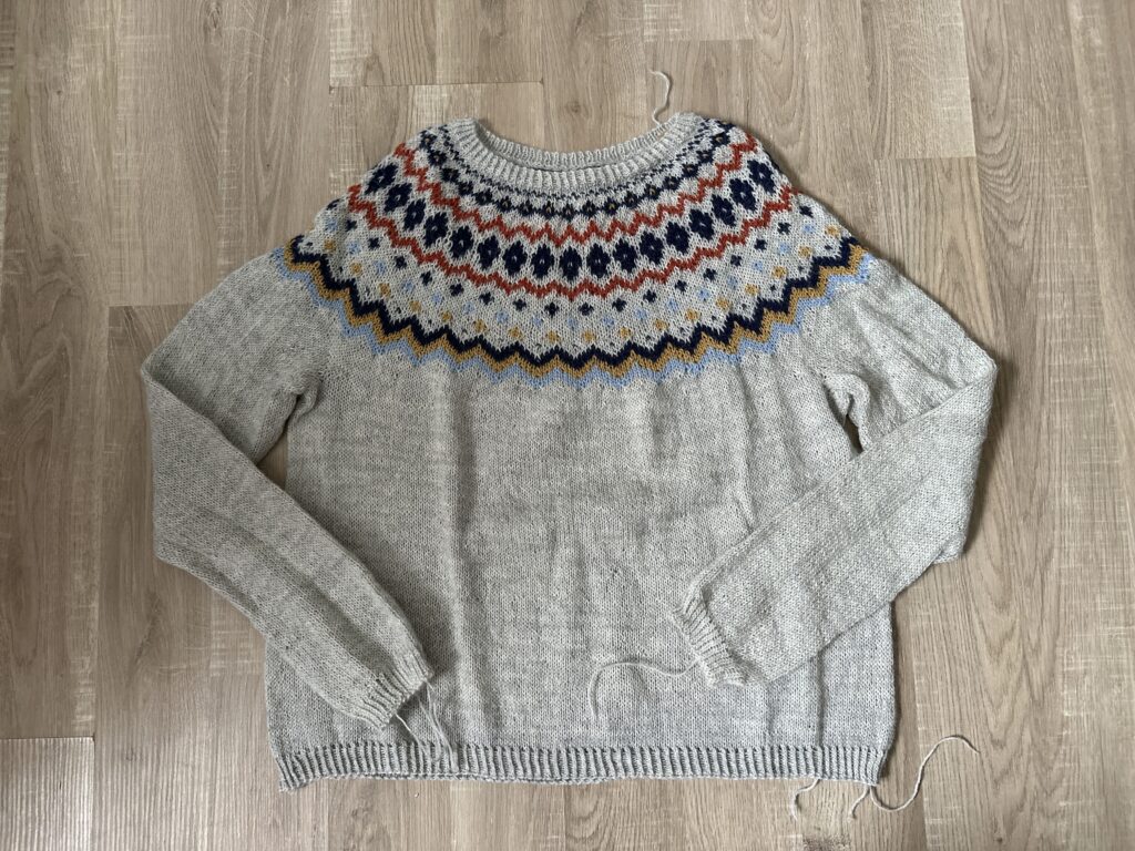 Camara, un pull en jacquard au tricot ! (Appel au test) - Patron de tricot pour femme - Maloraé Designs