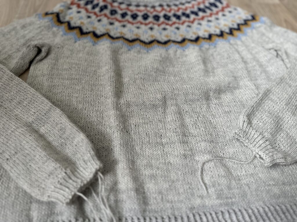 Camara, un pull en jacquard au tricot ! (Appel au test) - Patron de tricot pour femme - Maloraé Designs