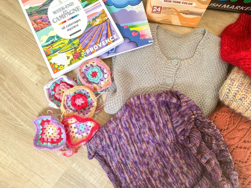 Granny au crochet - kit sac action au crochet - Podcast épisode 74 - Maloraé Designs
