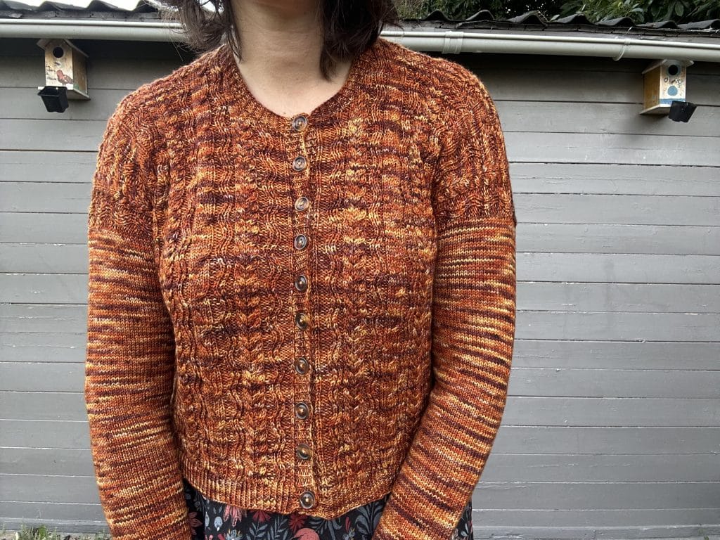 Massette, patron de gilet femme à torsades au tricot ! - Patron de tricot - Maloraé Designs