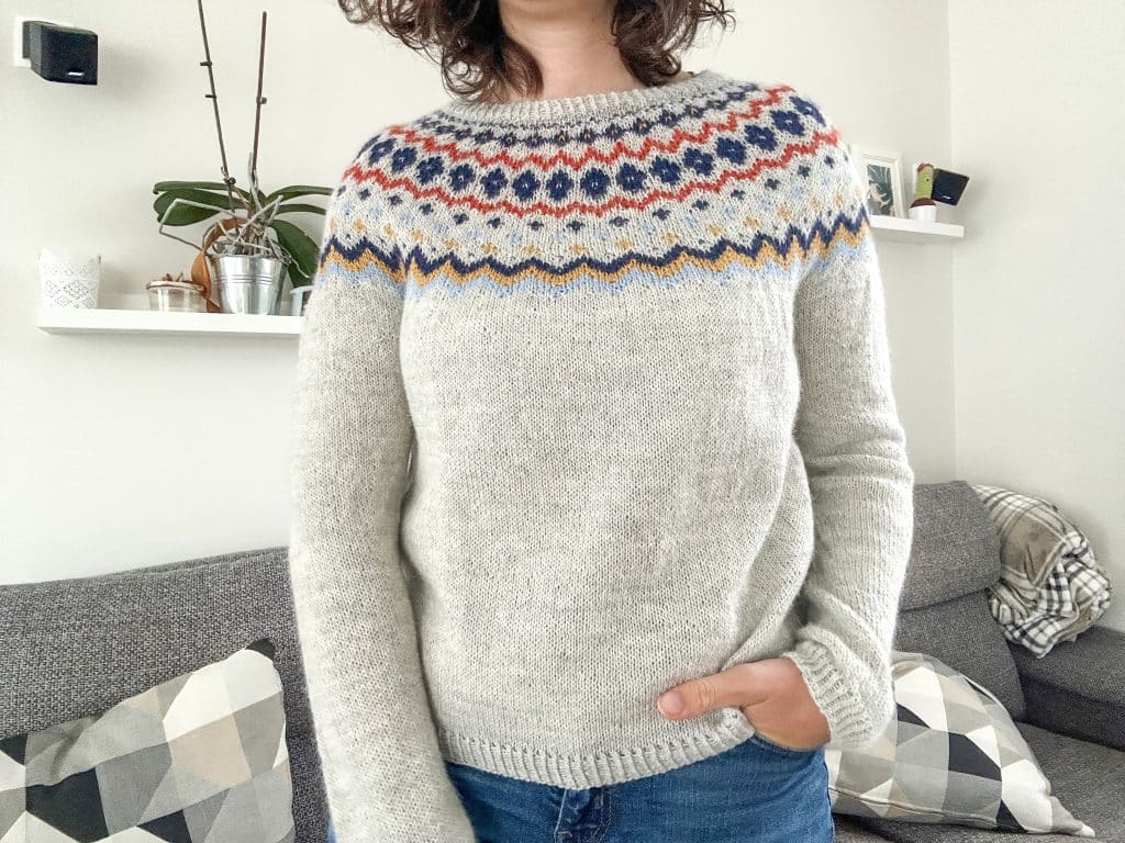 Camara, patron de pull jacquard pour femme au tricot ! - Nouveau patron de tricot - Maloraé Designs