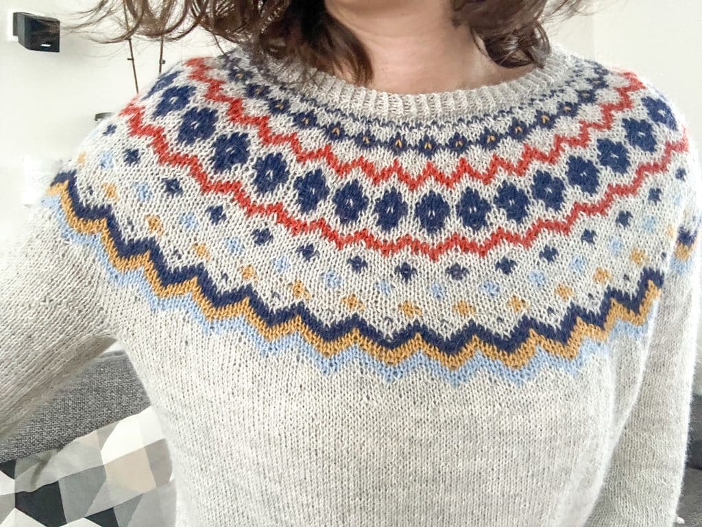 Camara, patron de pull jacquard pour femme au tricot ! - Nouveau patron de tricot - Maloraé Designs