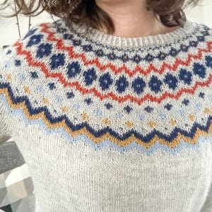Camara, patron de pull jacquard pour femme au tricot ! - Nouveau patron de tricot - Maloraé Designs
