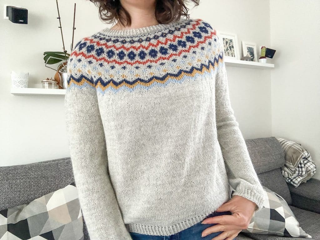 Camara, patron de pull jacquard pour femme au tricot ! - Nouveau patron de tricot - Maloraé Designs