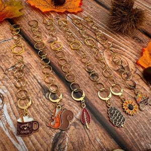 Compte-rangs Automne - Accessoires tricot - Maloraé Designs