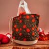 Paniers à projets tricot nomade - Citrouilles - Taille M - Base Lurex - Accessoire tricot - Maloraé Designs