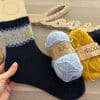 Sélène - Patron de chaussettes au tricot en jacquard - Maloraé Designs