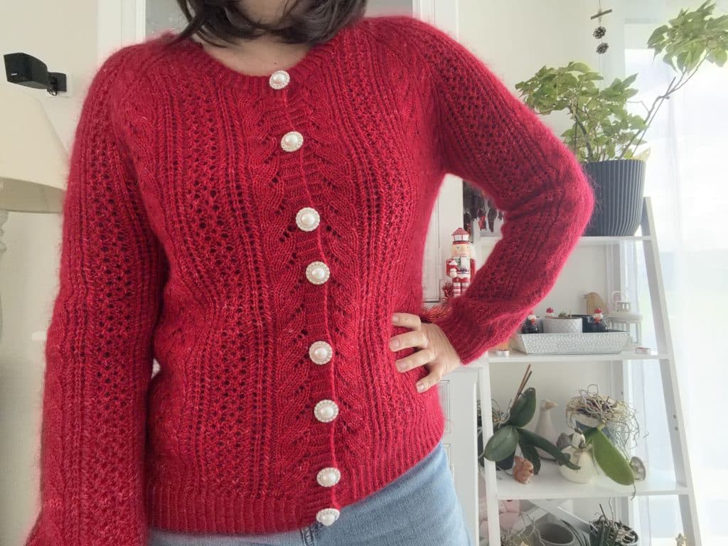 Grémil cardigan, Patron de gilet au tricot pour femme - Maloraé Designs