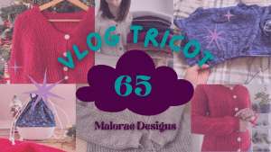 Vlog Tricot 65 - Un nouveau tricot sur mes aiguilles ! - Vidéo tricot - Maloraé Designs