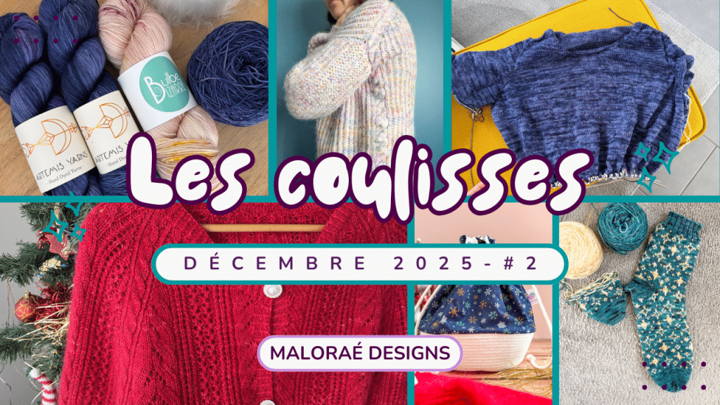 Vlog décembre 2025 •2 - Un mois de décembre bien rempli ! - Les coulisses - Maloraé Designs