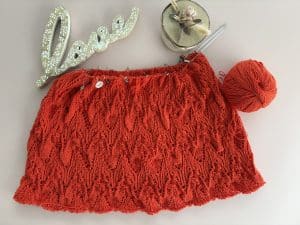 Bixa - Patron de tee-shirt au tricot - Dentelle - Maloraé Designs