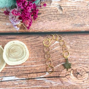 Compte-rangs tricot - Erable bronze - Accessoires tricot - Maloraé Designs
