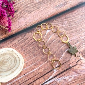 Compte-rangs tricot - Erable bronze - Accessoires tricot - Maloraé Designs
