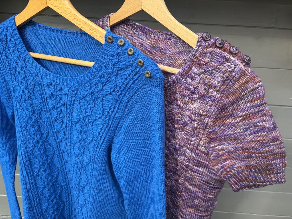 Brunnère, un pull à torsades au tricot pour femme - Patron tricot - Maloraé Designs