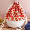 Panier projets tricot - Poppy - Taille M - Accessoire tricot - Maloraé Designs