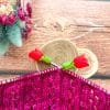Stoppeurs de mailles - Tulipes - Accessoires tricot - Maloraé Designs