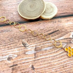 Compte-rangs tricot - Abeilles - Accessoires tricot - Maloraé Designs